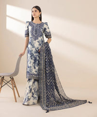 Sapphire 3pice Digital Printed Unstitched Dress