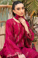 Red Lawn luxury Embroidered 3 piece Dress