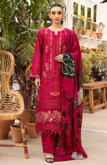 Red Lawn luxury Embroidered 3 piece Dress