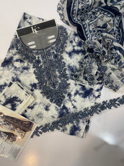 Sapphire 3pice Digital Printed Unstitched Dress