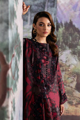 Ramsha Black Lawn 3piece Dress