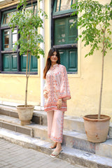 2 Piece Stitched By kapra collection