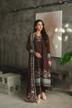 03-Lawn Suit With Thready Embroidery | Unstitched