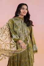 Lawn 3 piece unstitched digital printed suit - Kapra Collection