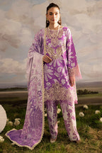 03-Piece Printed Lawn Suit - Unstitched - Kapra Collection