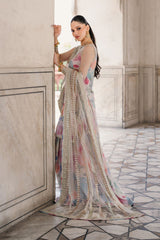 Luxury Lawn 3piece Unstitched Malti Digital Printed Dress