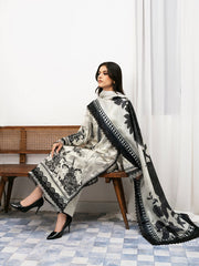 Lawn 3 piece unstitched digital printed suit - Kapra Collection