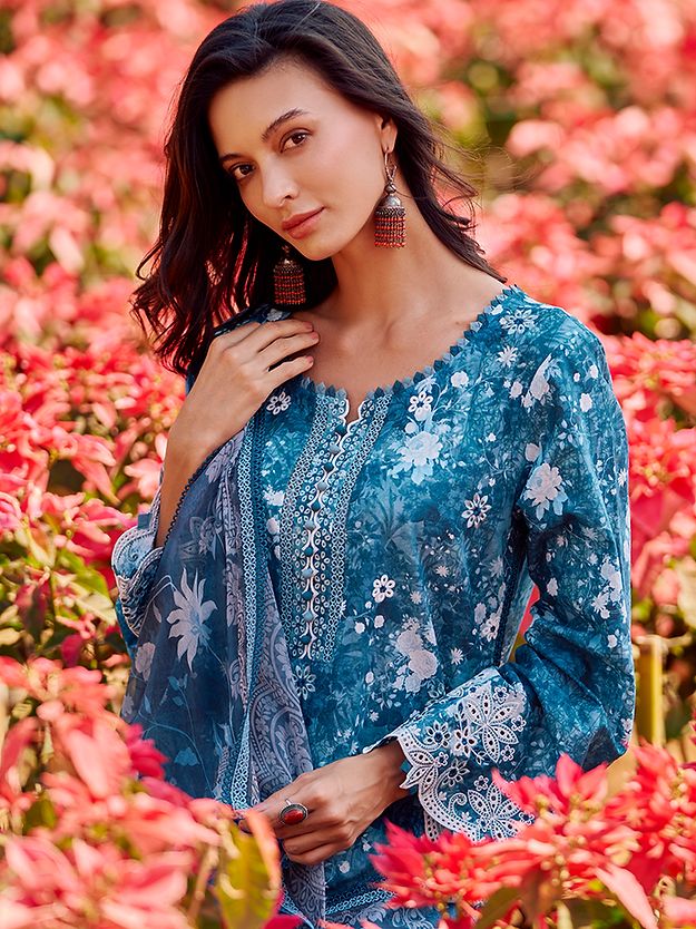 Image Chikankari Embroidered Lawn Collection Replica - Kapra Collection