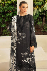Lawn 3 piece unstitched digital printed suit - Kapra Collection
