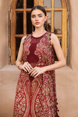 Lawn m print 3 piece unstitched digital printed suit - Kapra Collection