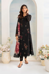 A high-quality lawn suit featuring: - Kapra Collection