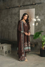 03-Lawn Suit With Thready Embroidery | Unstitched