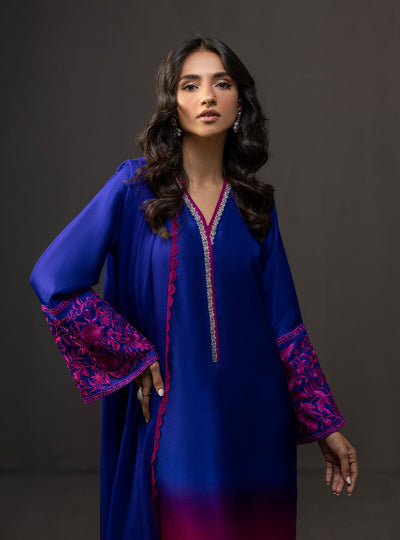 Fuchsia sapphire Shamoze Silk 2 Tone