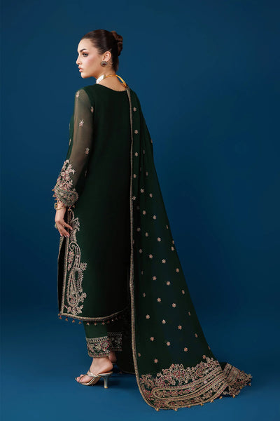 03-Piece Chiffon Suit With Silk Dupatta | Unstitched