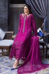 Maria b burgundy chikan replica Dre’s - Kapra Collection