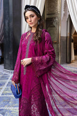 Maria b burgundy chikan replica Dre’s - Kapra Collection