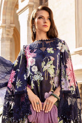 Lawn m print summer collection 3 piece unstitched digital printed suit - Kapra Collection