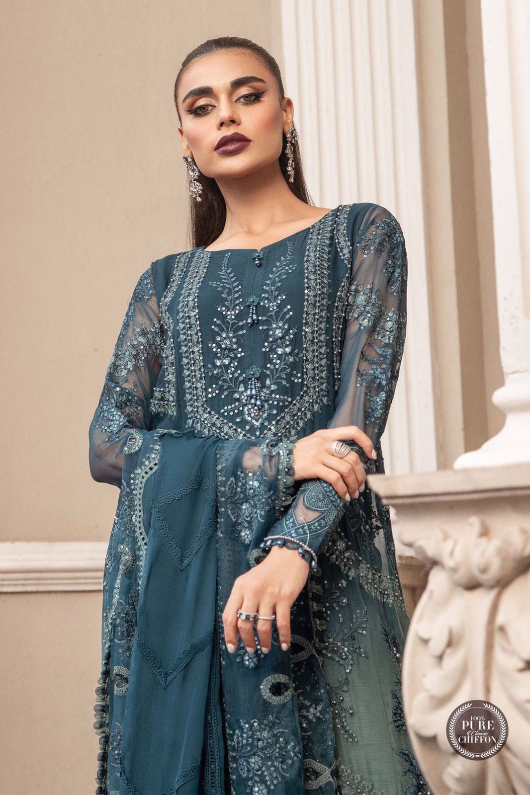 Chiffon for women clothing (UNSTITCHED) by Kapra Collection - Kapra Collection