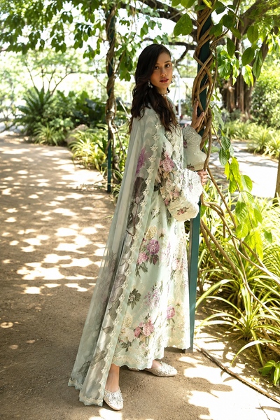Aiza – Elaaf Inspired Mint Lawn Suit