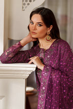 03-Piece Printed Lawn Suit - Unstitched - Kapra Collection
