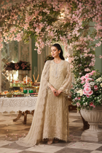 Sabeen – Maria.B Inspired Embroidered Chiffon 3 Piece Suit | Unstitched