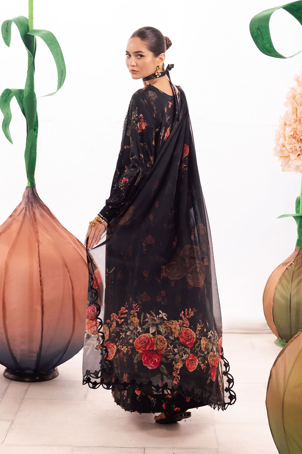 Lawn 3 piece unstitched printed sui - Kapra Collection
