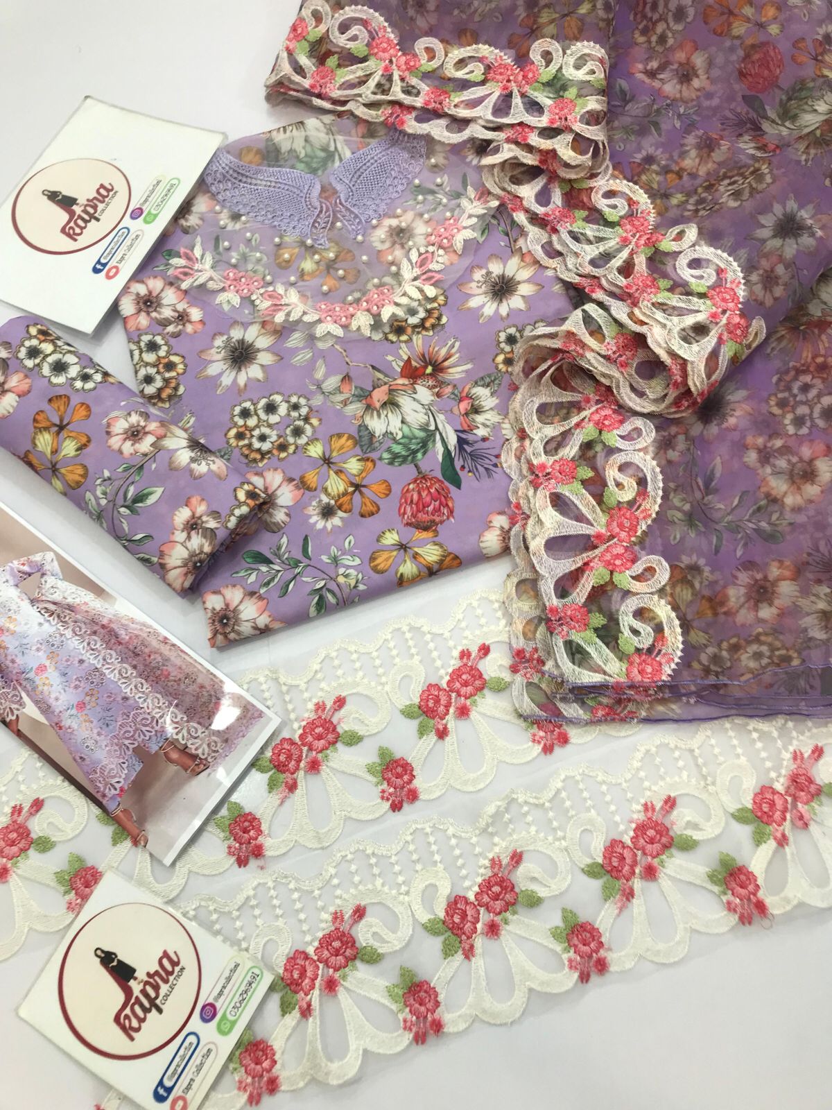 Swis Lawn for women clothing (UNSTITCHED) by Kapra Collection - Kapra Collection