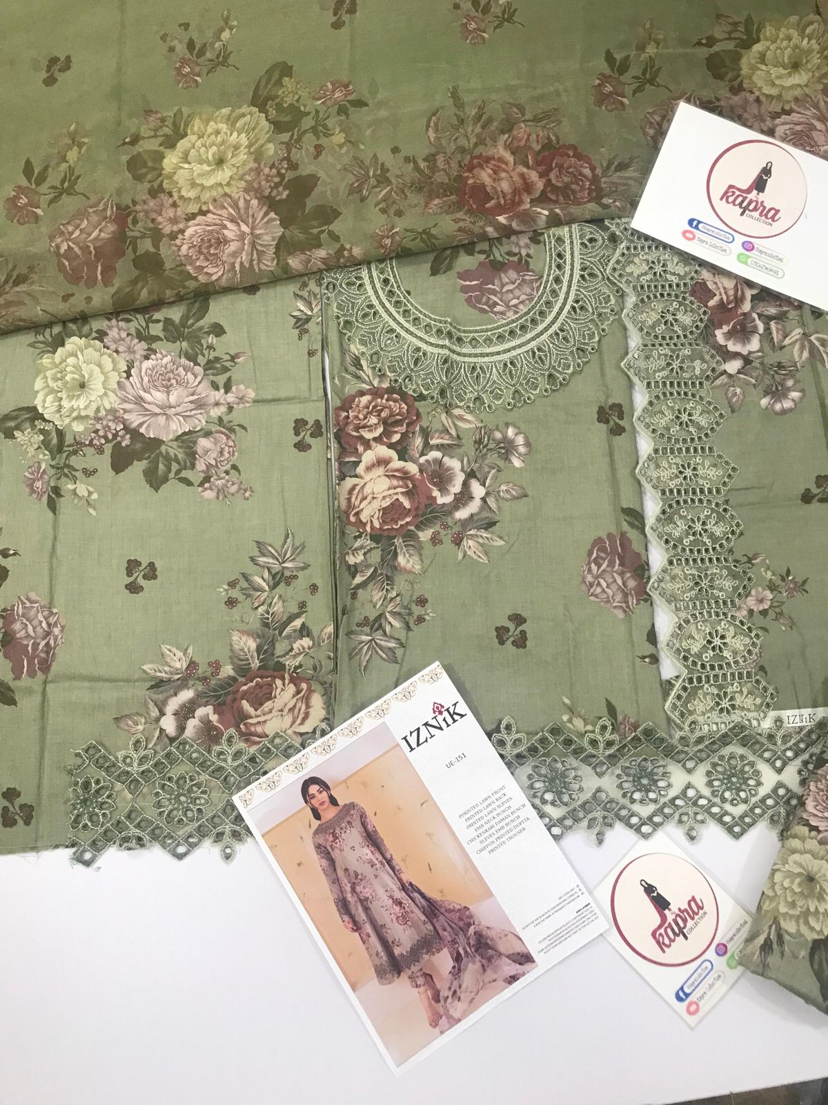 Lawn for women clothing (UNSTITCHED) by Kapra Collection - Kapra Collection