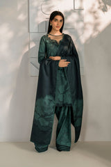 Green Lawn 3Piece Digital Printed Unstitched Dress