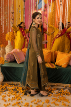 Ravina – Sequins Embroidered Chiffon 3 Piece Suit | Unstitched