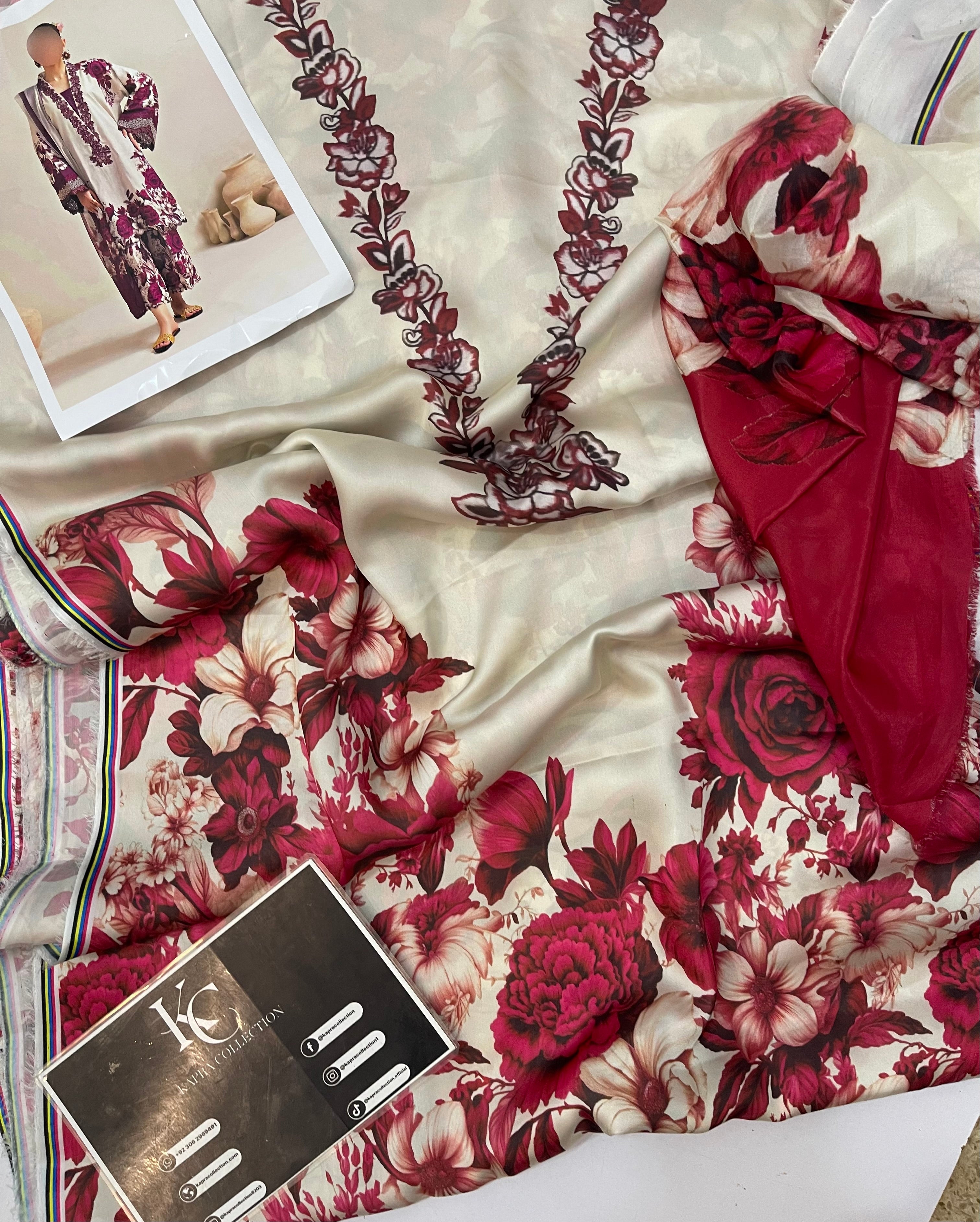 Zc Silk Digital Printed Dress