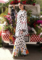 03-Piece Printed Lawn Suit | Unstitched - Kapra Collection