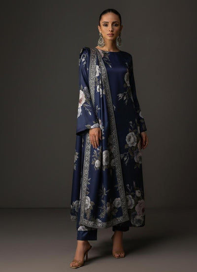 Shamoze Silk Digital Printed 3Piece Dress