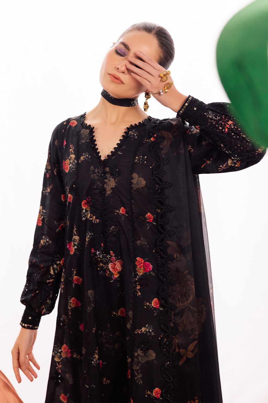 Lawn 3 piece unstitched printed sui - Kapra Collection