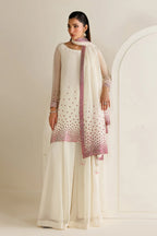 03-Piece Chiffon Suit With Embroidery | Unstitched