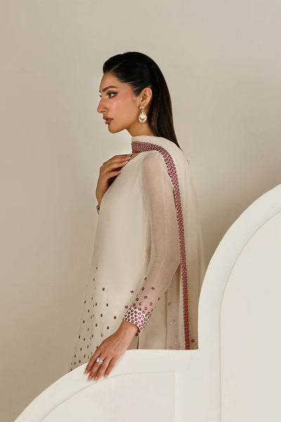 03-Piece Chiffon Suit With Embroidery | Unstitched