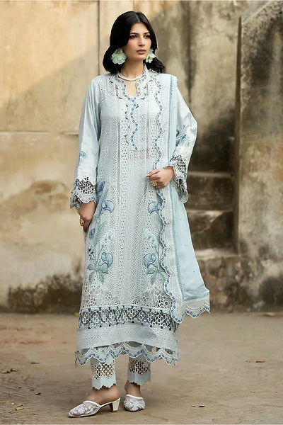 Arisha – Haris Shakeel Inspired Ice Blue Chiffon Suit