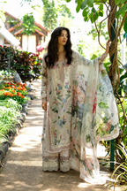 Iffat – Thread & Sequin Embroidered Lawn 3 Piece Suit | Unstitched