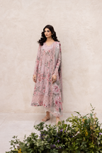 Dania – Iznik Inspired Chikankari Lawn & Chiffon 3 Piece Suit | Unstitched