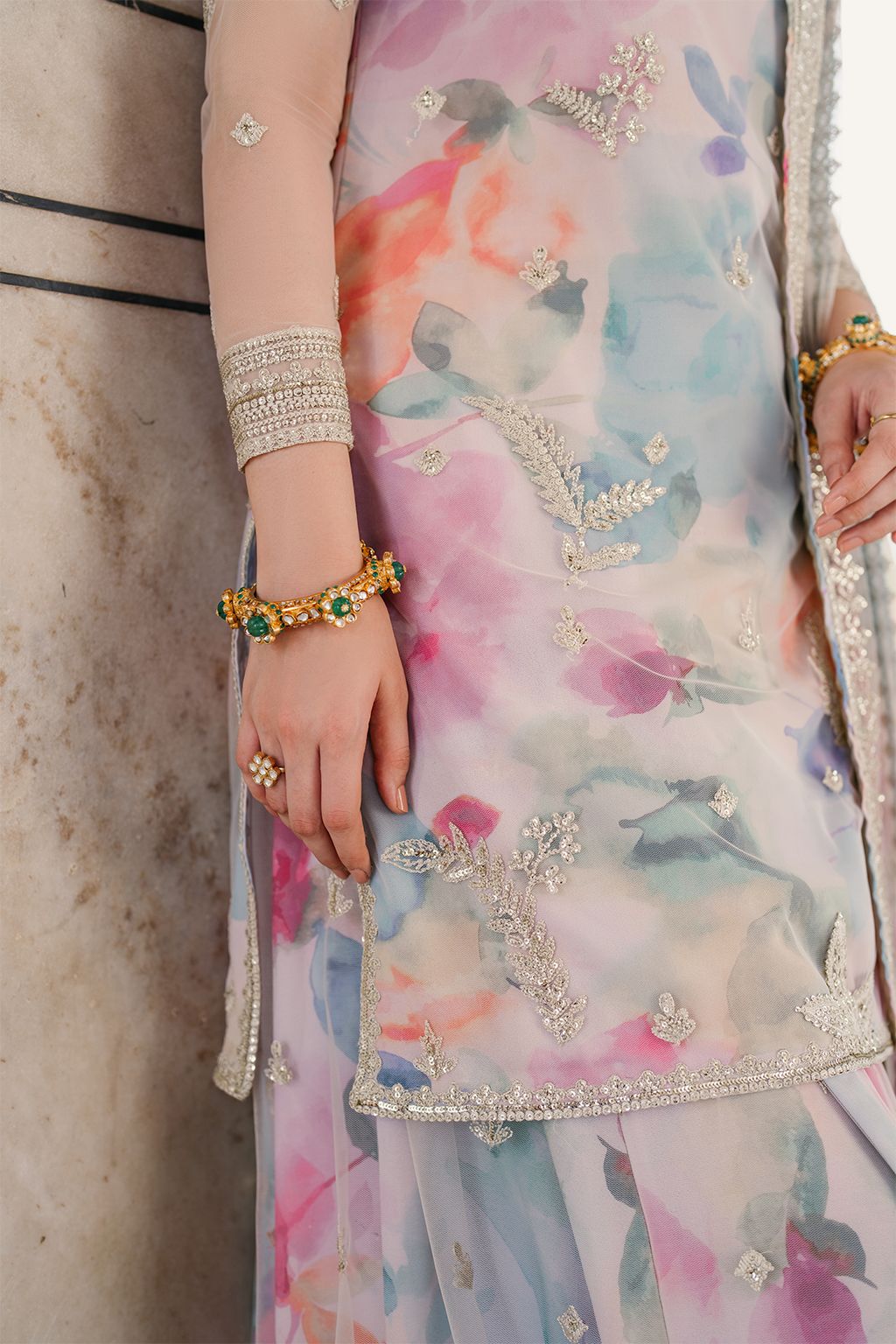 Luxury Lawn 3piece Unstitched Malti Digital Printed Dress