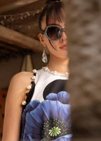 03-Piece Digital Printed Lawn Dress - Kapra Collection
