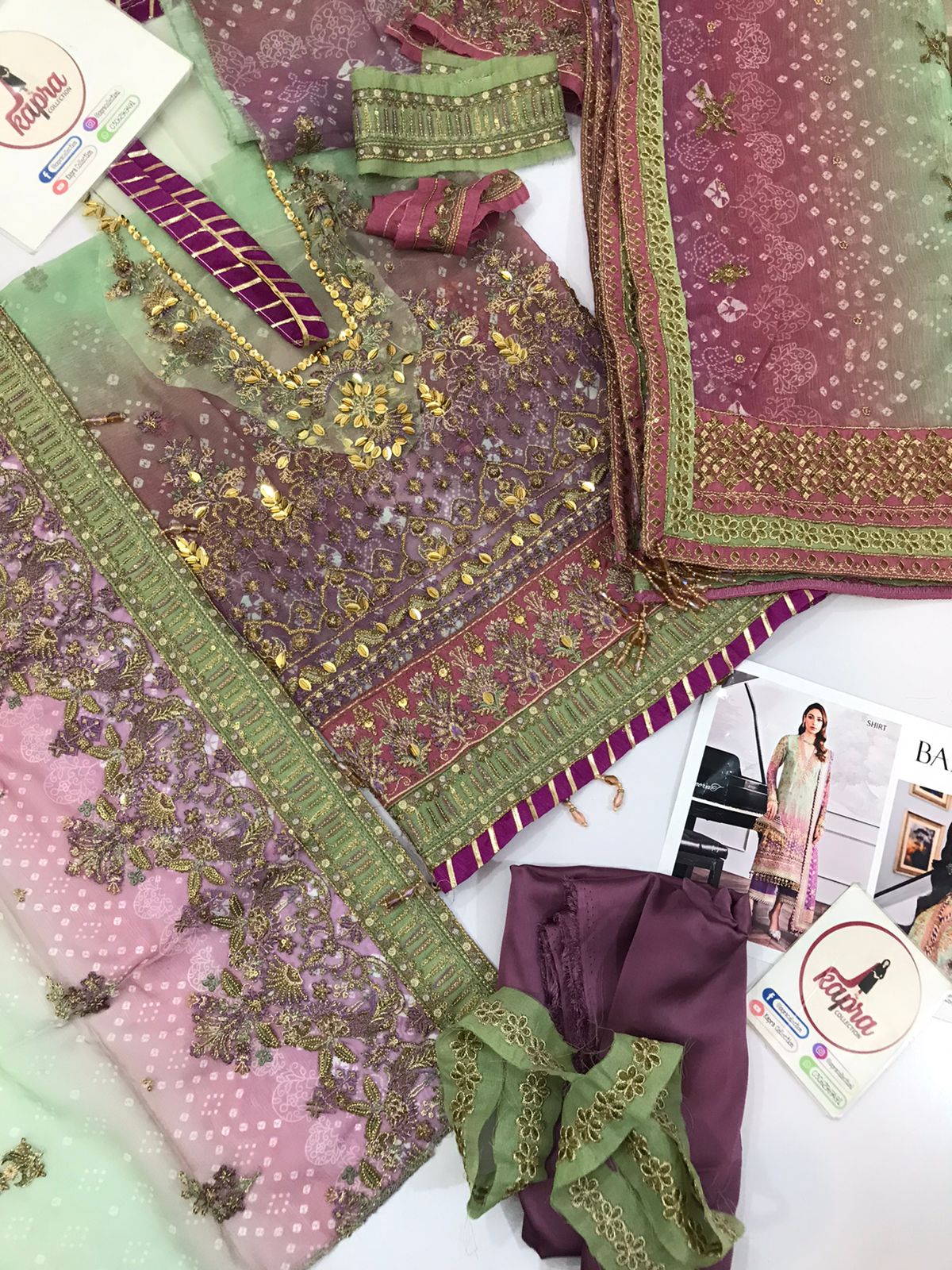 Chiffon for women clothing (UNSTITCHED) by Kapra Collection - Kapra Collection