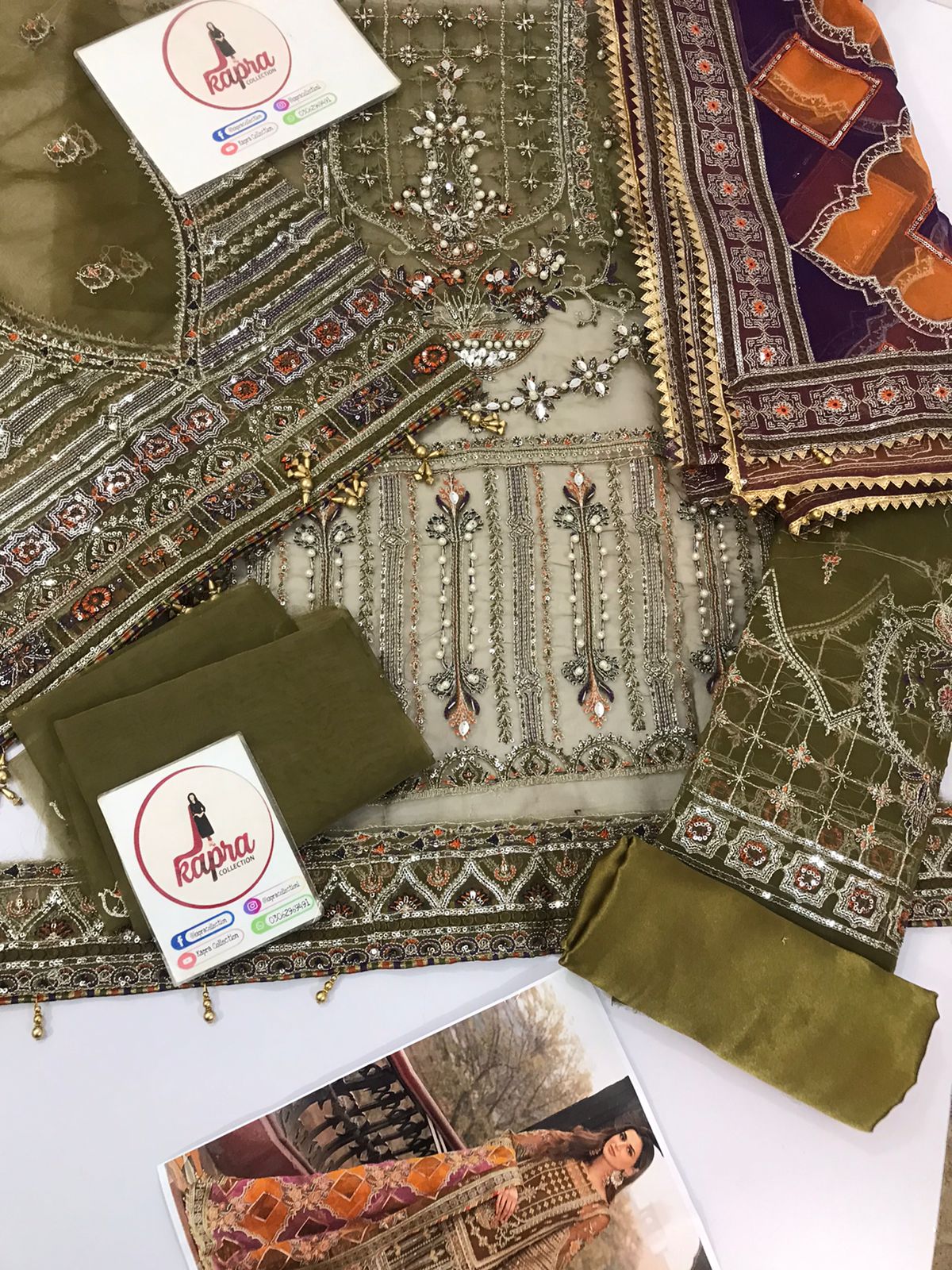 Organza for women clothing (UNSTITCHED) by Kapra Collection - Kapra Collection