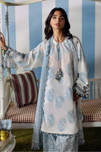 Hiba – Maria.B Inspired Ivory Lawn Suit