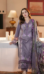 03-Piece Seq Embroidered Chikankari Lawn Dress - Kapra Collection