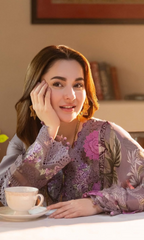03-Piece Seq Embroidered Chikankari Lawn Dress - Kapra Collection