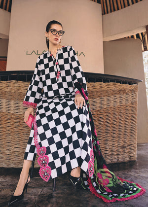 Digital Printed Lawn 03-Piece Dress - Kapra Collection