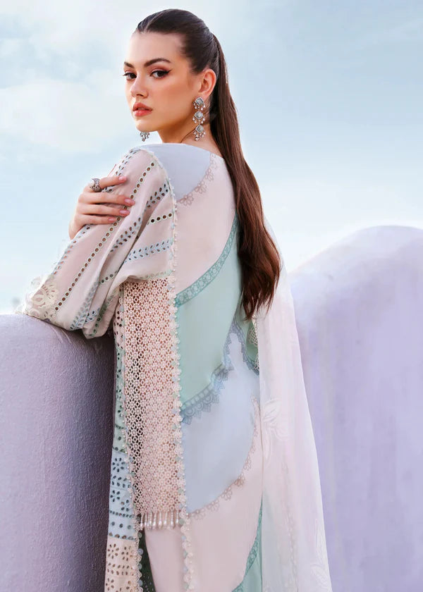 03-Piece Swiss Lawn Suit - Unstitched - Kapra Collection