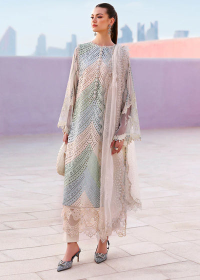 03-Piece Swiss Lawn Suit - Unstitched - Kapra Collection