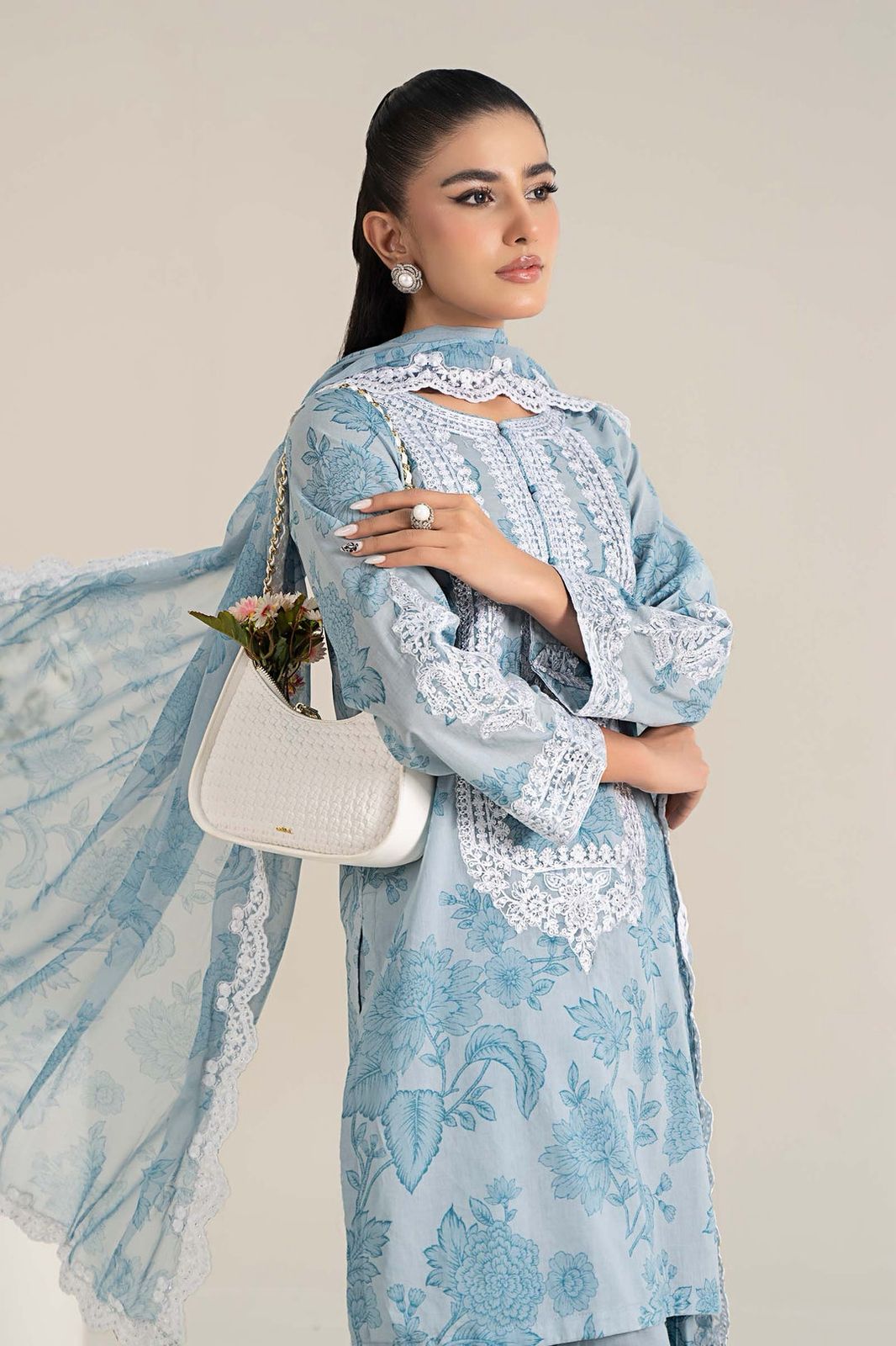 3 Piece Unstitched Lawn Dres